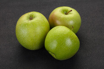 Green ripe apple