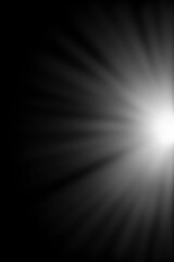 Fototapeta premium lights effects isolated on black backgrounds