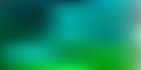 Light blue, green vector blurred layout.