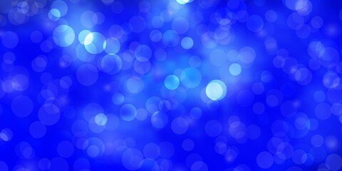 Light BLUE vector pattern with circles.