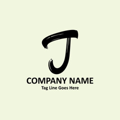 Unique logo design letter T on black background, Logo Design T Letter