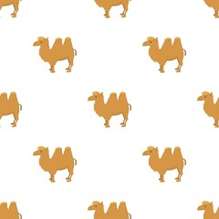 Camel pattern seamless background texture repeat wallpaper geometric vector