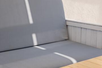 empty seat surface background, front view