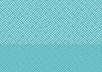 Fototapeta premium 青いツートンの算木崩し模様、和柄背景