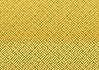金色のツートンの算木崩し模様、和柄背景
