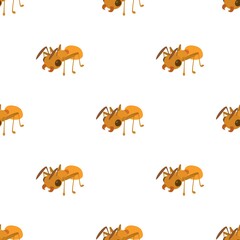 Ant pattern seamless background texture repeat wallpaper geometric vector