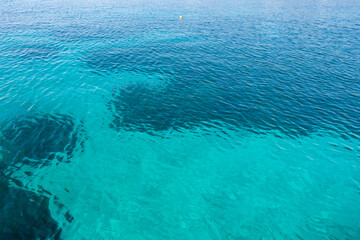 front view empty sea texture background