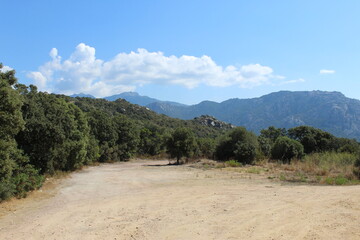 Montagnes de Corse et paysages magnifiques