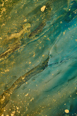 Fluid Art . Abstract colorful background, wallpaper. Mixing acrylic paints. Modern art. Marble texture. Alcohol ink colors translucent