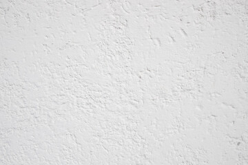 background of white rough plaster house wall in vintage stile