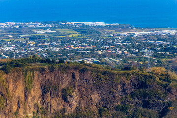 Remparts du bras de la Plaine, île de la Réunion 