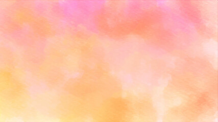 abstract pink and yellow watercolor background with space vector illustration. Pink water color background vector. 
