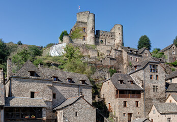 Belcastel - village dans le d&eacute;partement de l'Aveyron en r&eacute;gion Occitanie
