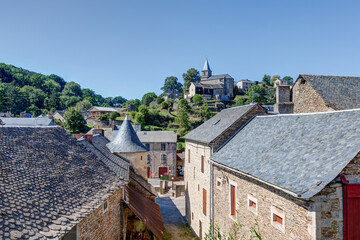 Ségur - village dans le département de l'Aveyron  en région Occitanie