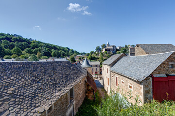 Fototapeta na wymiar Ségur - village dans le département de l'Aveyron en région Occitanie