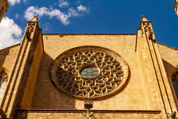 Church of Santa Maria del Mar, Barcelona (Spain).