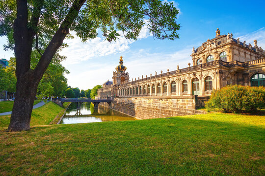 Dresden Zwinger in summer day