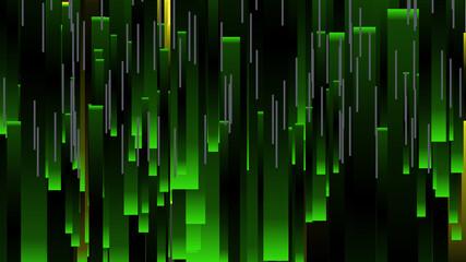 Hintergrund abstrakt 8K grün weiss schwarz Streifen Blaken Gitter Muster