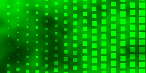 Light Green vector backdrop with rectangles.