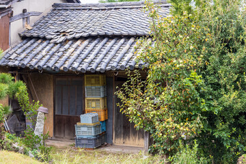 Fototapeta na wymiar 日本の岡山県総社市のとても古くて美しい建物