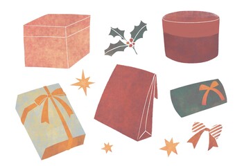 クリスマスプレゼントのイラスト