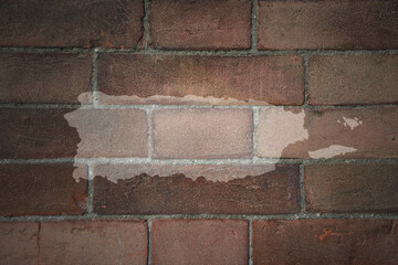 map of puerto rico on a old brick wall