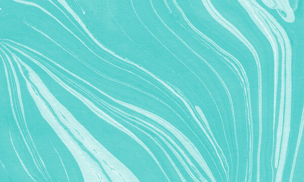 ink texture, watercolor hand drawn marbling with tiffany color