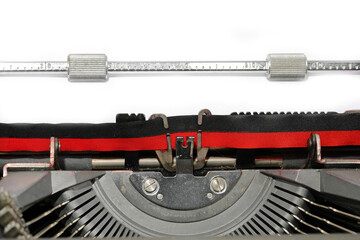 white typewriter sheet is ideal for personalization with your own text