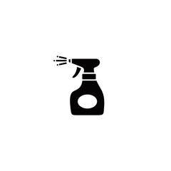 Barber spray simple flat icon vector