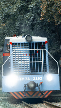 Train, Train in the forest, lonely train, lonely train in the forest, autumn train, children's train, children's railway