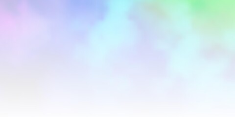 Light Multicolor vector pattern with clouds.