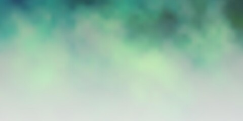 Dark Green vector backdrop with cumulus.