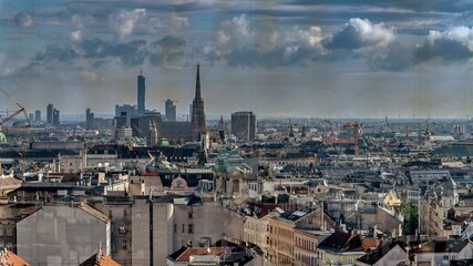 Obraz premium Overlooking Vienna