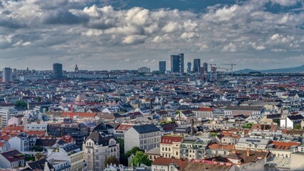 Fototapeta premium Overlooking Vienna