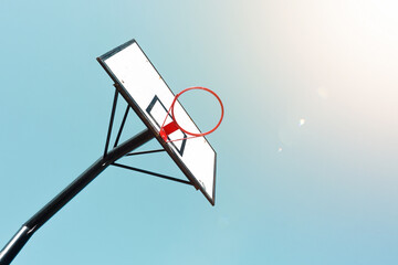 street basketball hoop sport equipment