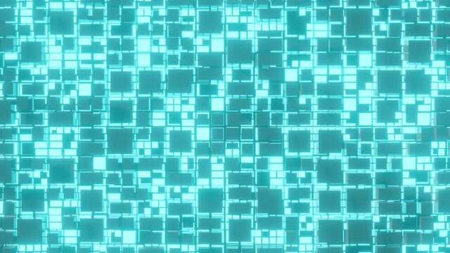 Abstract background of a technology surface that lights up progressively