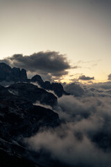 Sunrise in the Dolomites