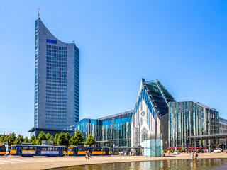 Leipzig, Augustusplatz, Sachsen, Deutschland 