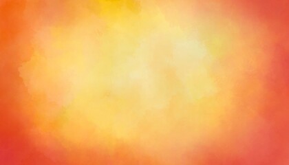 Obraz premium Flame yellow aquarelle watercolor background wallpaper. Autumn colours. Hand-drawn raster digital illustration.