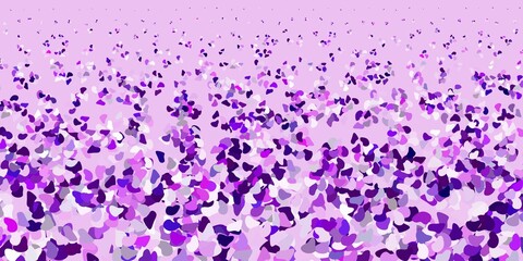 Light purple vector backdrop with chaotic shapes.