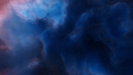 Fototapeta na wymiar colorful nebula, science fiction wallpaper 3d illustration