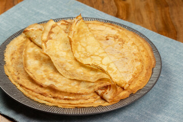 plate of crepes homemade recipe