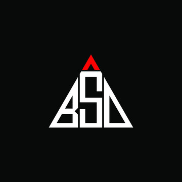 BSD letter logo creative design. BSD unique design, BSO letter logo creative design. BSO unique design

