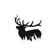 Fototapeta premium Deer logo design