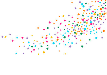 Color Falling Vector White Background Space