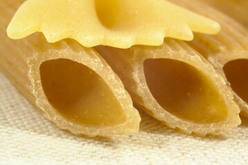 pasta, flour product, fast food, various forms, carbohydrates.