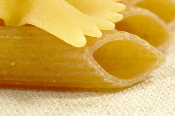 pasta, flour product, fast food, various shapes.
