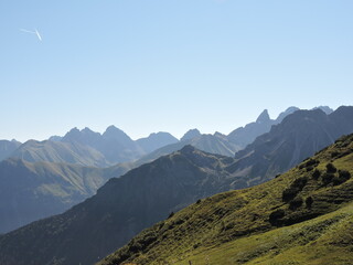 Bergpanorama Gipfel