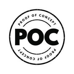 POC - Proof of Concept acronym, business concept background