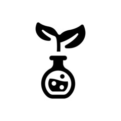 Biology plant icon